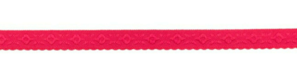 Elastisches Schrägband JACQUARD 12mm pink